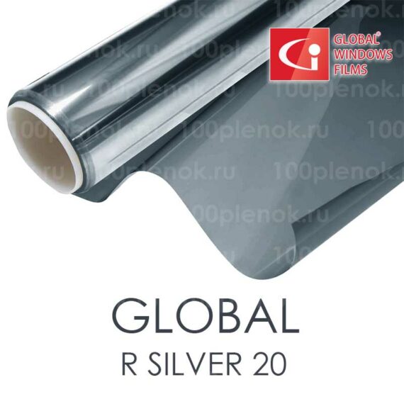 Зеркальная тонировочная пленка Global R Silver 20 (1,83m)