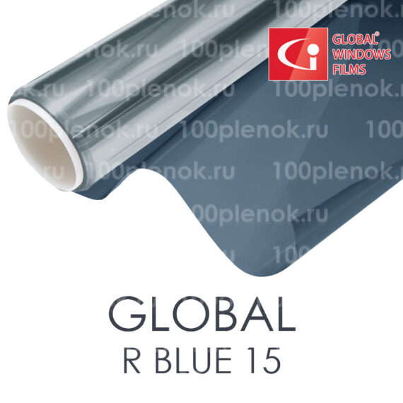 Зеркальная тонировочная пленка Global R Blue 15 (1,83m)